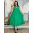 Damen-Sommerkleid mit kurzen Ärmeln (44/46/48 Einheitsgröße) ITALIAN FASHION IM424287