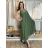 Damen-Sommerkleid mit kurzen Ärmeln (44/46/48 Einheitsgröße) ITALIAN FASHION IM424287