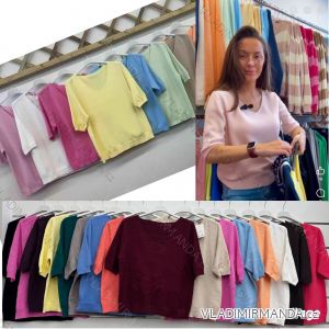 Langärmlige Tunika für Damen (S/M/L EINHEITSGRÖSSE) ITALIAN FASHION IMWCP25NEAPOL