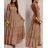 Kurzärmliges Sommer-Freizeitkleid für Damen (S/M/L EINHEITSGRÖSSE) ITALIAN FASHION IMWGB25022