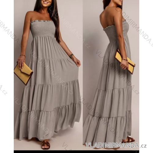 Kurzärmliges Sommer-Freizeitkleid für Damen (S/M/L EINHEITSGRÖSSE) ITALIAN FASHION IMWGB25022