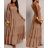 Kurzärmliges Sommer-Freizeitkleid für Damen (S/M/L EINHEITSGRÖSSE) ITALIAN FASHION IMWGB25022