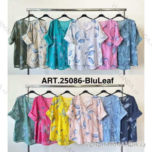 Klassisches 3/4 Langarmshirt für Damen, Übergröße (50/52/54 ONE SIZE) ITALIAN FASHION IMWDL252349