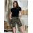 Shorts Shorts Kunstleder Frauen (uni s-l) ITALIAN FASHION IM920107 S / M beige