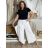 Lange Sommerhose in Übergröße für Damen (S/M/L Einheitsgröße) ITALIAN FASHION IM425271 M/L/XL Königsblau