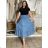 Kleid ala Rock Sommer Frauen (uni s / l) ITALIAN FASHION IM720102