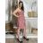 Ärmelloses Icecool-Sommerkleid für Damen (M/L, XL/2XL) AINUOSI ITALIAN FASHION IMB23XJ-1110