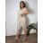 Kleid Oversize Kurzarm Damen (4XL/5XL ONE SIZE) ITALSKÁ MÓDA IM422026