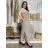Elegante Hose mit Gürtel für Damen (S/M/L ONE SIZE) ITALIAN FASHION IM425057