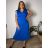 Sommerkleid oval Kurzarm Damen Übergröße (50/52/54 Einheitsgröße) ITALIAN FASHION IM425011  schwarz