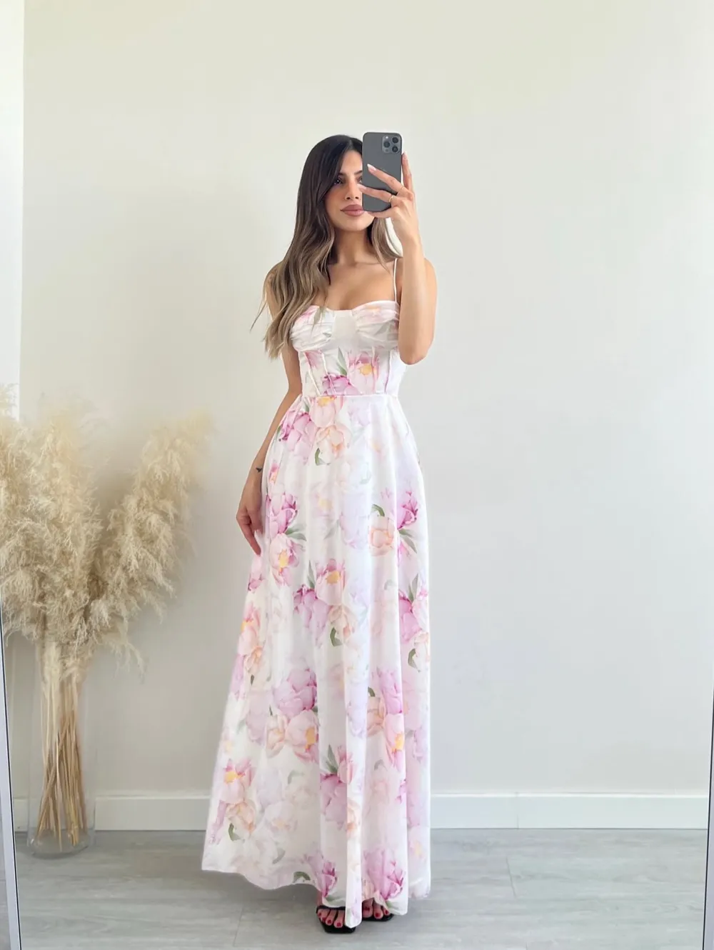 Damen-Sommerkleid mit kurzen Ärmeln (S/M EINHEITSGRÖSSE) ITALIAN FASHION IMPBB23F10868B