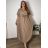 Elegante Hose mit Gürtel für Damen (S/M/L ONE SIZE) ITALIAN FASHION IM425057