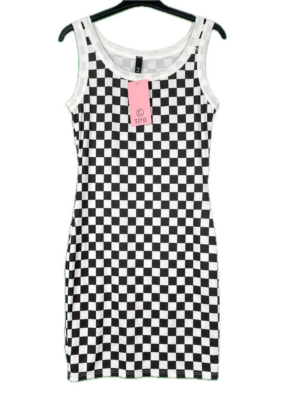 Kurzes Sommer-Trägerkleid für Damen (S/M/L Einheitsgröße) ITALIAN FASHION IMPBB253N55577