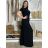 Elegantes Hemd Langarm Damen Kleid (S / M ONE SIZE) ITALIAN FASHION IMWY21734