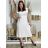 Kurzärmliges Sommer-Freizeitkleid für Damen (S/M/L EINHEITSGRÖSSE) ITALIAN FASHION IMWGB25022 S / M / L beige