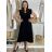 Kurzärmliges Sommer-Freizeitkleid für Damen (S/M/L EINHEITSGRÖSSE) ITALIAN FASHION IMWGB25022