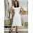 Kurzärmliges Sommer-Freizeitkleid für Damen (S/M/L EINHEITSGRÖSSE) ITALIAN FASHION IMWGB25022