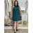 Kurzes, ärmelloses Icecool-Sommerkleid für Damen (S/M EINHEITSGRÖSSE) ITALIAN FASHION IMM23177 -   dunkelblau -   S / M / L