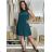 Kurzes, ärmelloses Icecool-Sommerkleid für Damen (S/M EINHEITSGRÖSSE) ITALIAN FASHION IMM23177 -   dunkelblau -   S / M / L