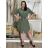 Sommerkleid Carmen aus Musselin für Damen (Einheitsgröße S/M) ITALIAN FASHION IMWE231506