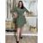 Sommerkleid Carmen aus Musselin für Damen (Einheitsgröße S/M) ITALIAN FASHION IMWE231506