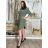 Sommerkleid Carmen aus Musselin für Damen (Einheitsgröße S/M) ITALIAN FASHION IMWE231506 L/XL weiß