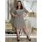 Sommerkleid Carmen aus Musselin für Damen (Einheitsgröße S/M) ITALIAN FASHION IMWE231506 L/XL weiß