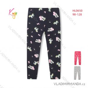Lange Leggings für Kinder (98-128 / schwarz) KUGO HL0650