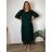 Langes Chiffon-Kurzarmkleid für Damen (S/M ONE SIZE) ITALIAN FASHION IMWGM23456