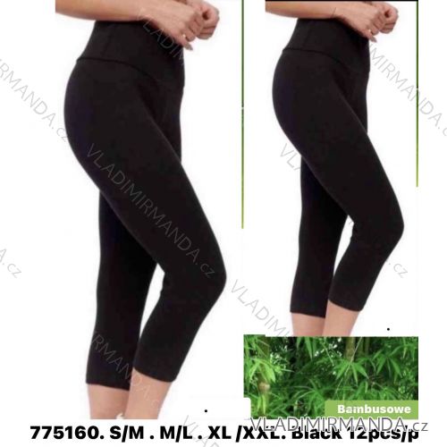 Bambus-Leggings 3/4 kurz Damen Übergröße (S/M - M/L - XL/XXL) FASHION IMWLL25775160