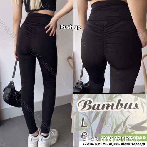 Lange Bambus-Leggings für Damen, Übergröße (S/M - M/L - XL/XXL) FASHION IMWLL2577216