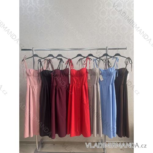 Trägerloses Hemdblusenkleid für Damen (XS/S/M Einheitsgröße) ITALIAN FASHION IMWKY252569