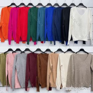 Dünner Langarmpullover für Damen (S/M/L ONE SIZE) ITALIAN FASHION IMWKK252584