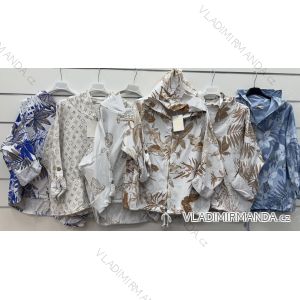 Langärmlige Tunika für Damen (S/M/L EINHEITSGRÖSSE) ITALIAN FASHION IMWCP25NEAPOL