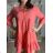 Langärmlige Tunika für Damen (S/M/L EINHEITSGRÖSSE) ITALIAN FASHION IMWCP25NEAPOL S / M / L weiß