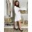 Langärmlige Tunika für Damen (S/M/L EINHEITSGRÖSSE) ITALIAN FASHION IMWCP25NEAPOL S / M / L weiß