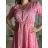 Lange Jogginghose für Damen (S/M/L EINHEITSGRÖSSE) ITALIAN FASHION IMWGS25008 S / M / L pink