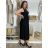 Sommerkleid mit Trägern Damen (S / M ONE SIZE) ITALIAN FASHION IM722103 -   schwarz -   S / M