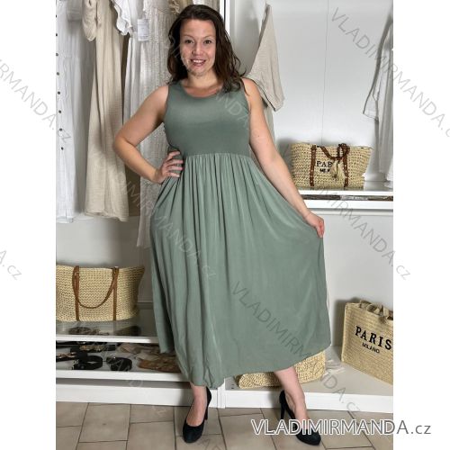 Sommerkleid mit Trägern Damen (S / M ONE SIZE) ITALIAN FASHION IM722103