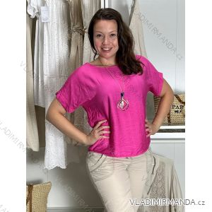 Damen-Strickpullover mit langen Ärmeln (Einheitsgröße S/M) ITALIAN FASHION IMWDT23005