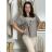 Damen-Strickpullover mit langen Ärmeln (Einheitsgröße S/M) ITALIAN FASHION IMWDT23005 M/L/XL schwarz