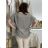 Damen-Strickpullover mit langen Ärmeln (Einheitsgröße S/M) ITALIAN FASHION IMWDT23005 M/L/XL schwarz