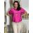 Damen-Strickpullover mit langen Ärmeln (Einheitsgröße S/M) ITALIAN FASHION IMWDT23005 M/L/XL schwarz