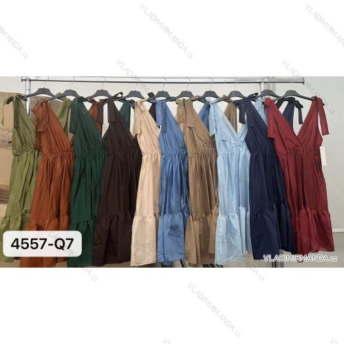 Kurzes, ärmelloses Icecool-Sommerkleid für Damen (S/M EINHEITSGRÖSSE) ITALIAN FASHION IMM23177