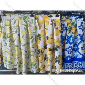 Zitronenrock für Damen mittellang (S/M/L ONE SIZE) ITALIAN FASHION IMM25m4911