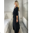 Elegantes Kurzarmkleid für Damen (S/M EINHEITSGRÖSSE) ITALIAN FASHION IMD23408 M/L/XL beige