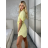 Sommerhemdkleid für Damen mit Gürtel (uni s / m) ITALIAN FASHION IM420807 S / M weiß
