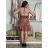 Leicht gestrickter Langarmpullover für Damen (L/XL EINHEITSGRÖSSE) ITALIAN FASHION IM723GALA