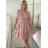 Kurzärmliges Sommer-Freizeitkleid für Damen (S/M/L EINHEITSGRÖSSE) ITALIAN FASHION IMWGB25022