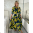 Langes Sommer-Hemdkleid für Damen mit 3/4-Ärmeln (Einheitsgröße S/M) ITALIAN FASHION IMPEM23VA203